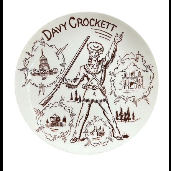Royal China Other - Vintage Royal China Davy Crockett Plate 1950’s Western MCM
